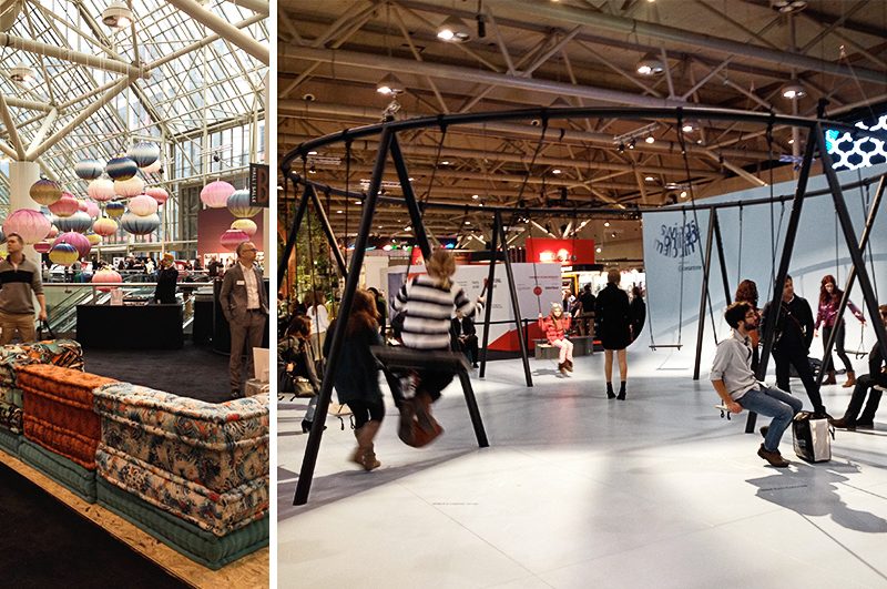 Roche Bobois and Caesarstone Swings at IDS
