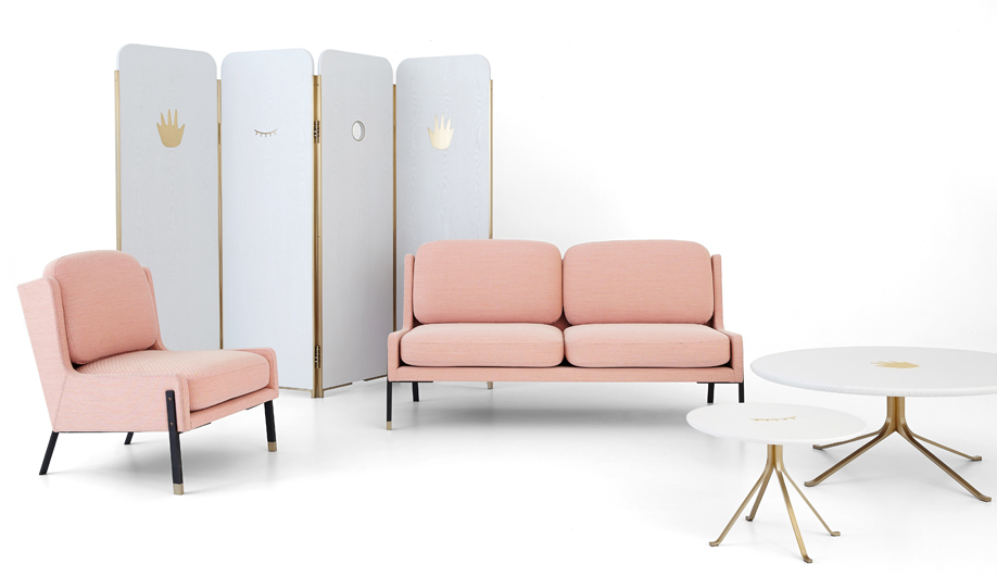 The studio's Blink collection of furniture.