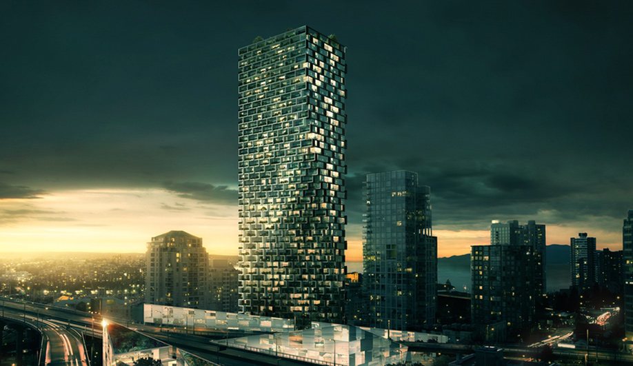 Concept image of BIG's Vancouver House project