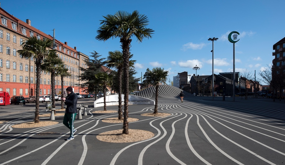 BIG, Superflex and Topotek 1 collaborated on Superkilen, a variegated park in Copenhagen that was completed in 2011. The public space promotes integration across lines of ethnicity, religion and culture.