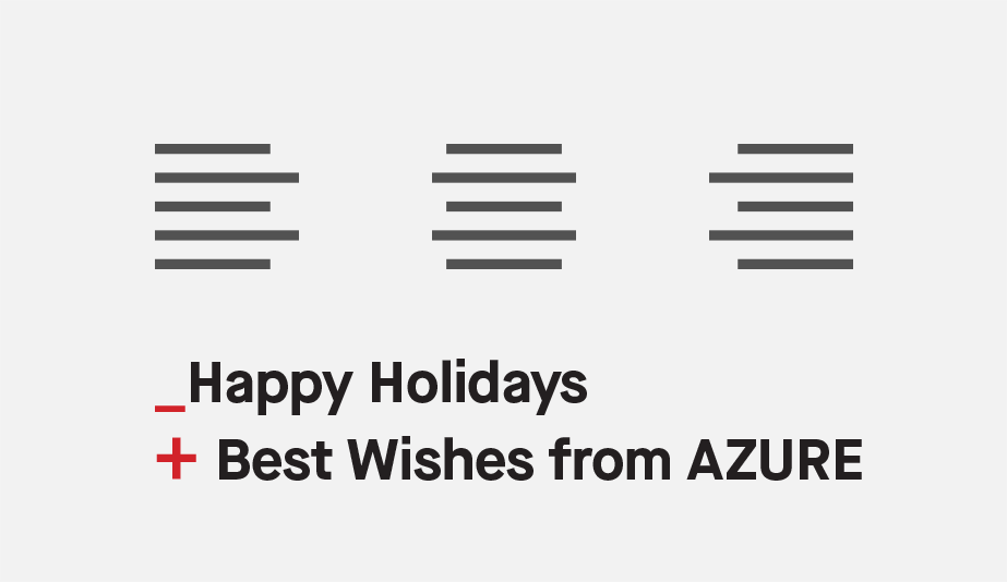 Happy Holidays from Azure!