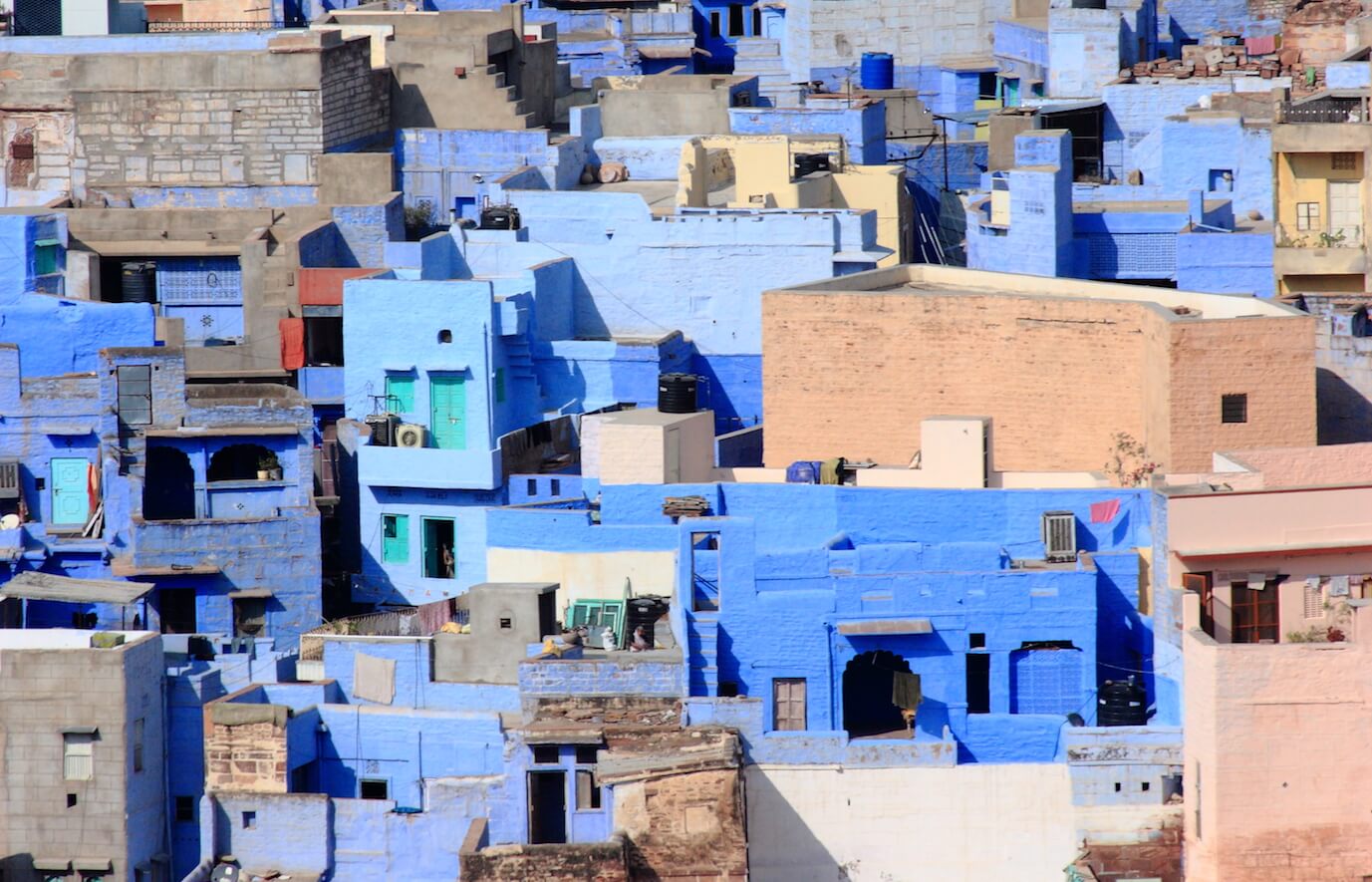 Aerial view of Jodhpur. Photo by Strudelt via Flickr Commons.